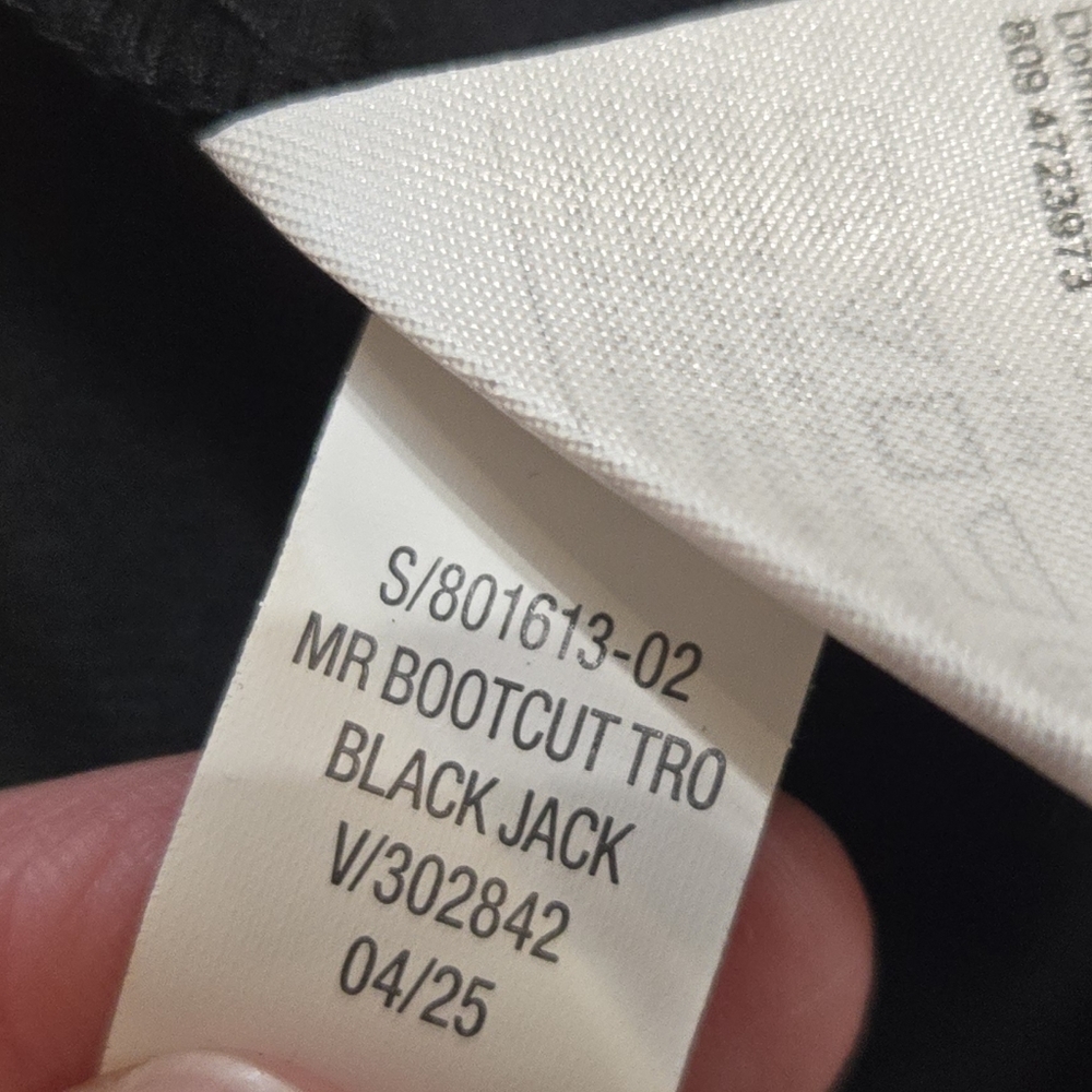 Old Navy Black Mid-Rise Boot Cut Adjustable Waist Dress Pants, Size 16 NWT - Picture 9 of 10